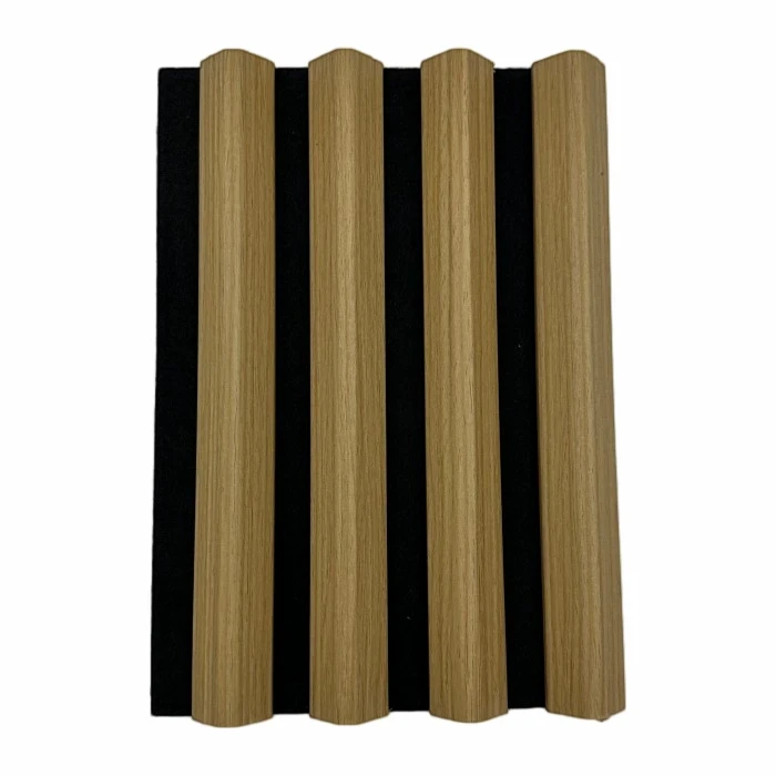 Paneles de pared acústicos 3D Azulejos de chapa de madera tecnológica