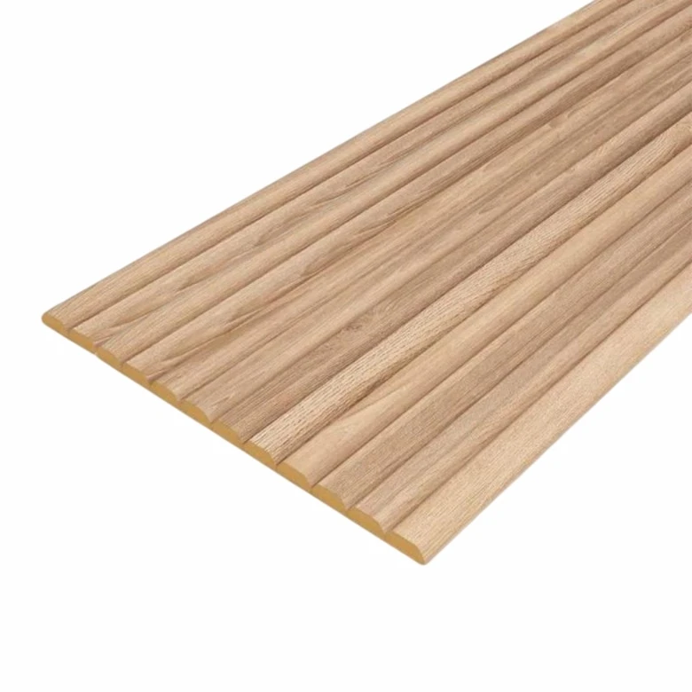 Tablero ancho de panel de pared MDF de poliéster flexible