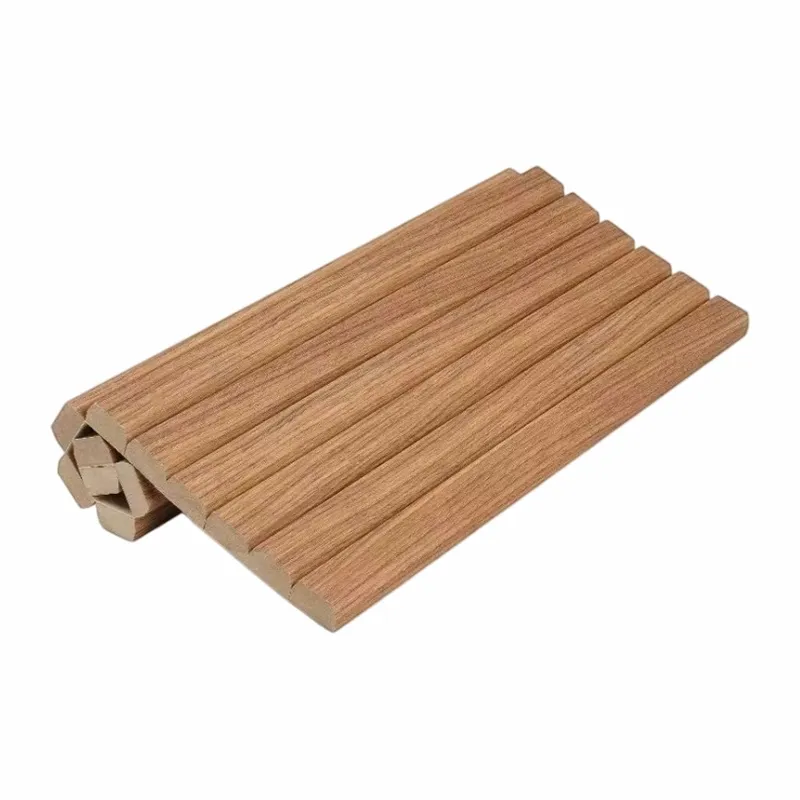 Panel de pared de prisma triangular MDF flexible Kraft
